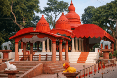 रेलवे कॉलोनी दीमापुर का प्रसिद्ध कालीबाड़ी मंदिर, नागालैंड